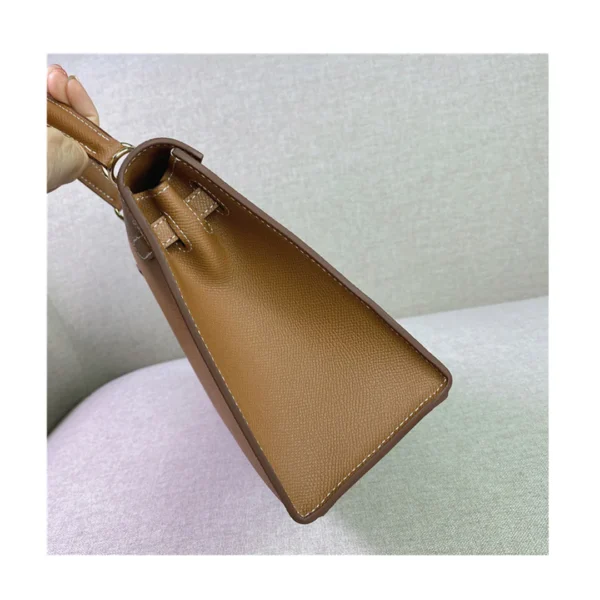 Top Grain Leather Epsom Inspired Kelli Handbag