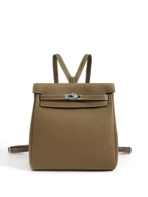 Top Grain Leather Inspired Kelly Backpack