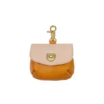 Leather Bi-color Coin Purse Airpods Holder