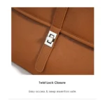 Leather Commute Crossbody Bag