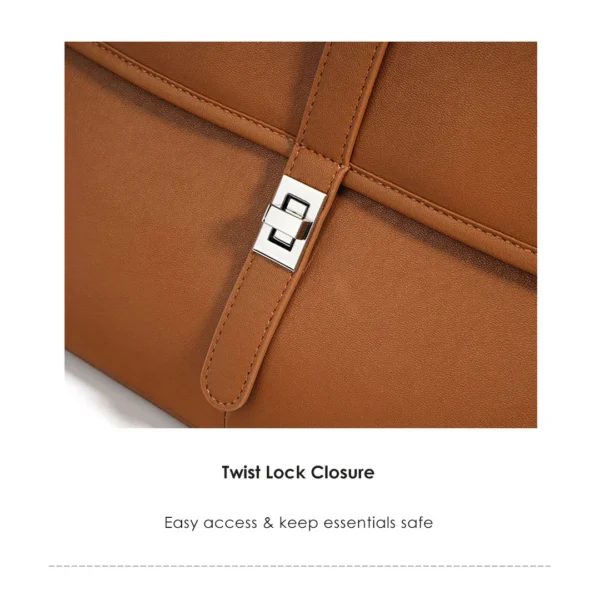Leather Commute Crossbody Bag