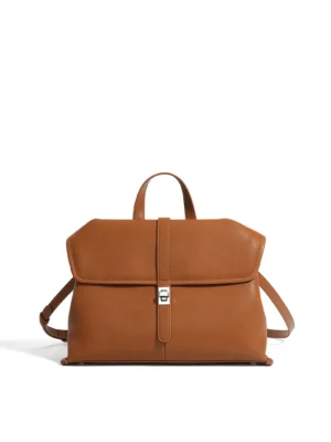 Leather Commute Crossbody Bag