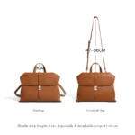 Leather Commute Crossbody Bag
