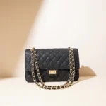 Textured Leather Inspired 2.55 Chain Bag