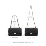 Textured Leather Inspired 2.55 Chain Bag