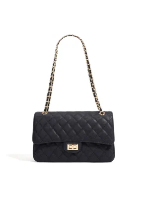 Textured Leather Inspired 2.55 Chain Bag