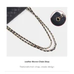 Textured Leather Inspired 2.55 Chain Bag