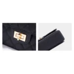 Textured Leather Inspired 2.55 Chain Bag
