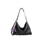 Top Grain Leather Simple Hobo Bag