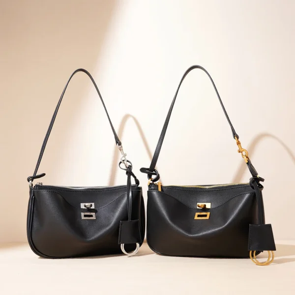 Top Grain Leather Inspired Rode Shoulder Bag