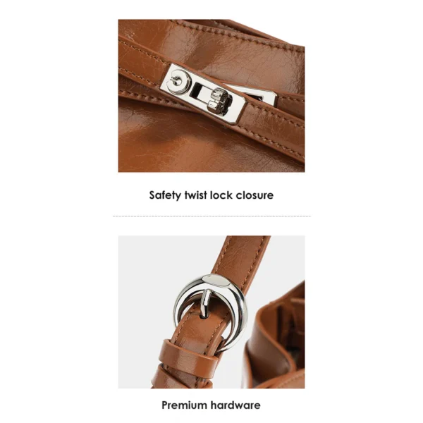 Leather Inspired Kelli Hobo Bag