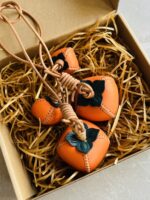 Hand-sewn leather pendant persimmon Ruyi bag pendant bag versatile bag DIY kit