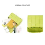 Leather Intrecciato Woven Candy Crossbody Bag