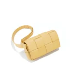 Leather Intrecciato Woven Candy Crossbody Bag