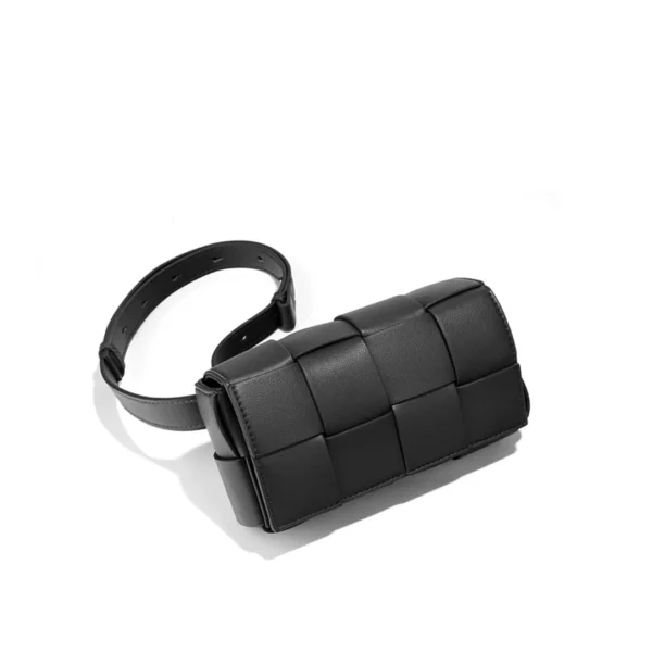 Leather Intrecciato Woven Candy Crossbody Bag
