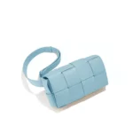Leather Intrecciato Woven Candy Crossbody Bag