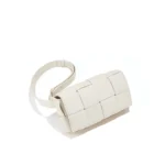 Leather Intrecciato Woven Candy Crossbody Bag