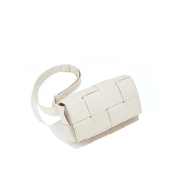 Leather Intrecciato Woven Candy Crossbody Bag