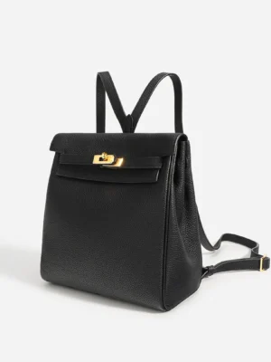 black-leather-Kelly-backpack-replica