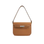 Leather Inspired Kelly Depeches Pouch Bag