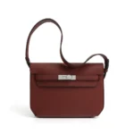 Leather Inspired Kelly Depeches Pouch Bag