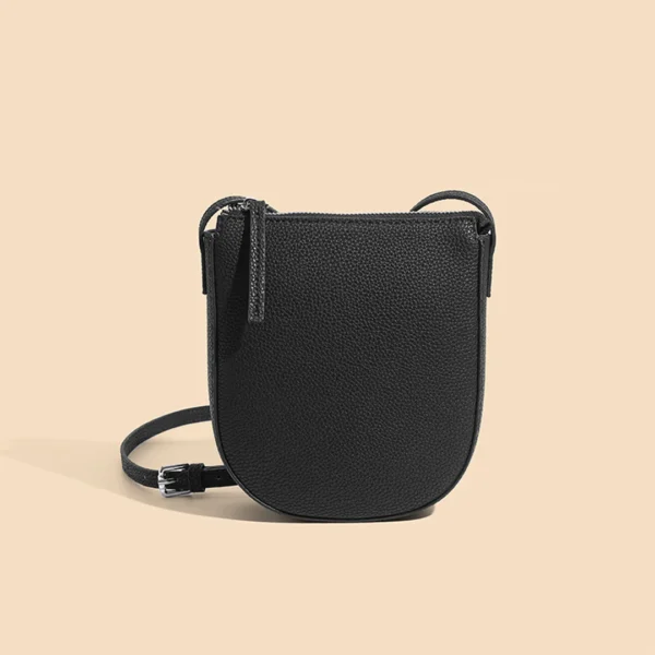 Leather Simple Crossbody Phone Bag