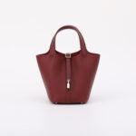 Top grained leather Lady Picotin Lock tote bag DIY kit