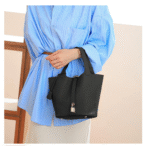 Top grained leather Lady Picotin Lock tote bag DIY kit