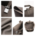 Top grained leather Lady Picotin Lock tote bag DIY kit