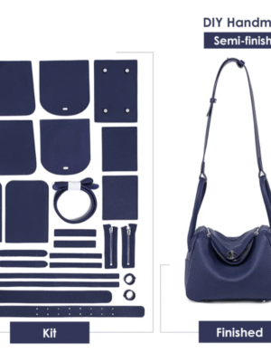Top Grain Leather Fashion Lindi Handbag DIY Kit