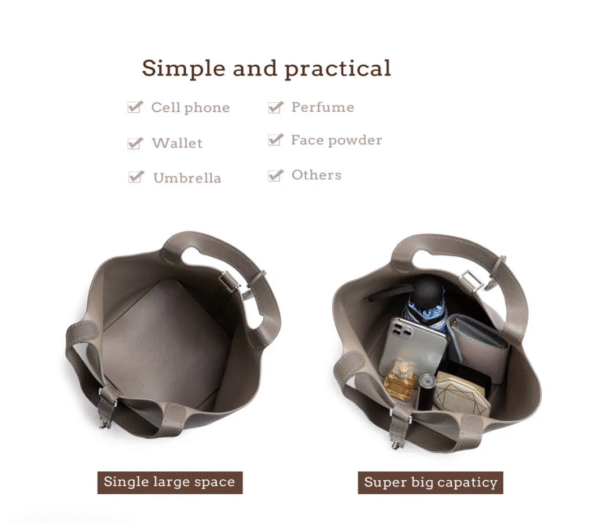 Top grained leather Lady Picotin Lock tote bag DIY kit