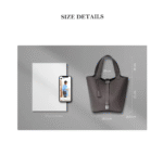 Top grained leather Lady Picotin Lock tote bag DIY kit