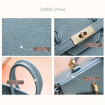 Top grained leather platinum pouch DIY kit