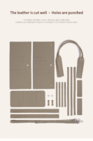 Top Grain Leather Fashion Lindi Handbag DIY Kit