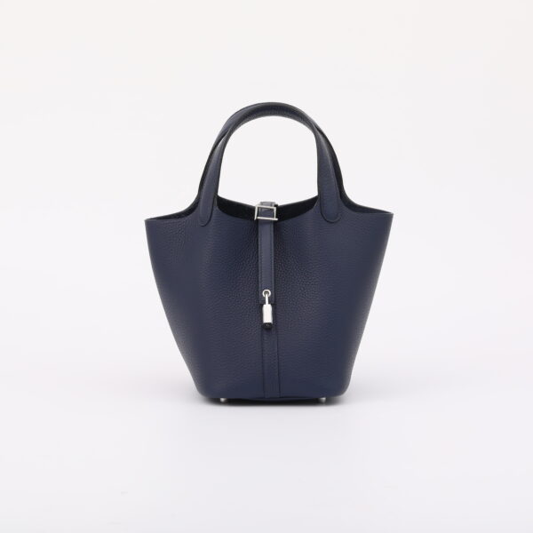 Top grained leather Lady Picotin Lock tote bag DIY kit