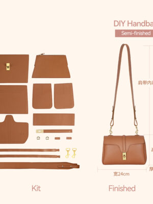 LeCynBay Leather Supple Small Tote Bag DIY Kit