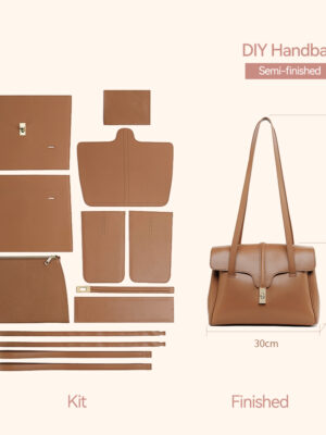 LeCynBay Leather Supple Small Tote Bag DIY Kit