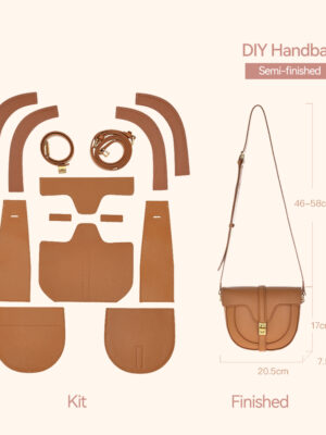 LeCynBay Leather Soft 16 Saddle Bag DIY Kit