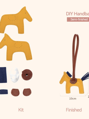 LeCynBaySheep Leather Flying Horse Charm DIY Kits