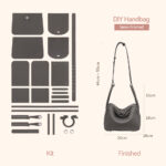 LeCynBay Top Grain Leather Fashion Lindi Handbag DIY Kit