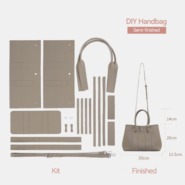 LeCynBay Top Grain Leather Inspired Garden Handbag DIY kit