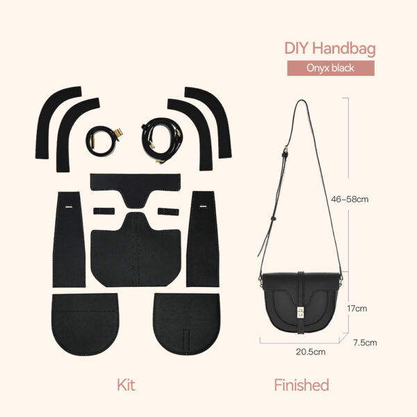 LeCynBay Leather Soft 16 Saddle Bag DIY Kit