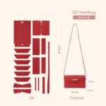 LeCynBay Top Grain Leather Inspired Kelly Bag DIY Kit
