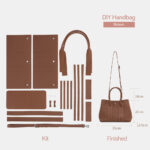 LeCynBay Top Grain Leather Inspired Garden Handbag DIY kit