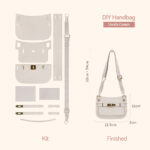 LeCynBay Top Grain Leather Jypsiere Crossbody Bag DIY Kit