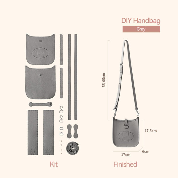 LeCynBay Full Grain Leather Mini Eveline Bag DIY Kit