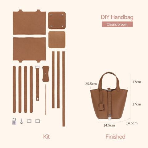 LeCynBay Top Grain Leather New Kelli Bag DIY Kit