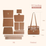 LeCynBay Leather Supple Small Tote Bag DIY Kit