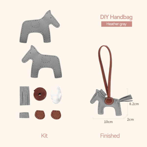 LeCynBaySheep Leather Flying Horse Charm DIY Kits