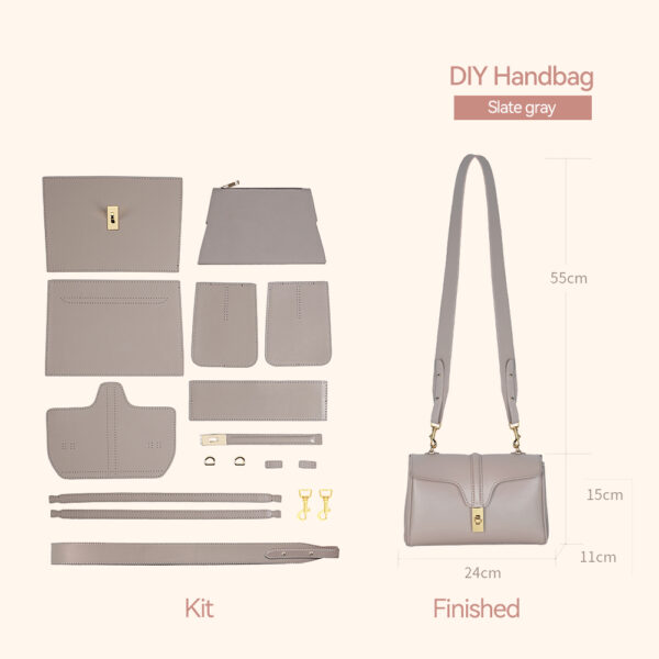LeCynBay Leather Supple Small Tote Bag DIY Kit